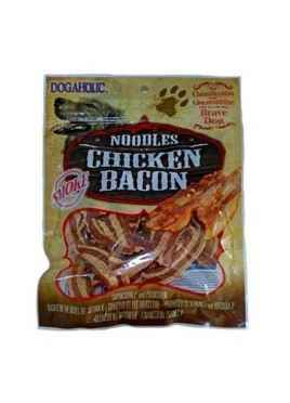 Rena Smoked Noodles Chicken Bacon Strips For Dog 130 Gm